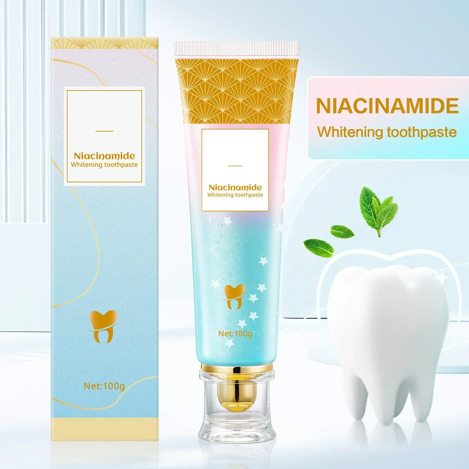 Teeth Whitening Natural - 100g Whitening Toothpaste Refreshing Clean Teeth