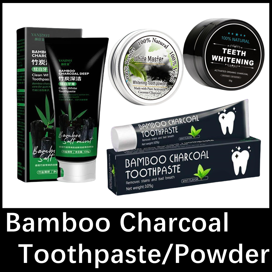 Teeth Whitening Activated Organic Charcoal - Bamboo Charcoal Toothpaste Whitening Teeth Activated