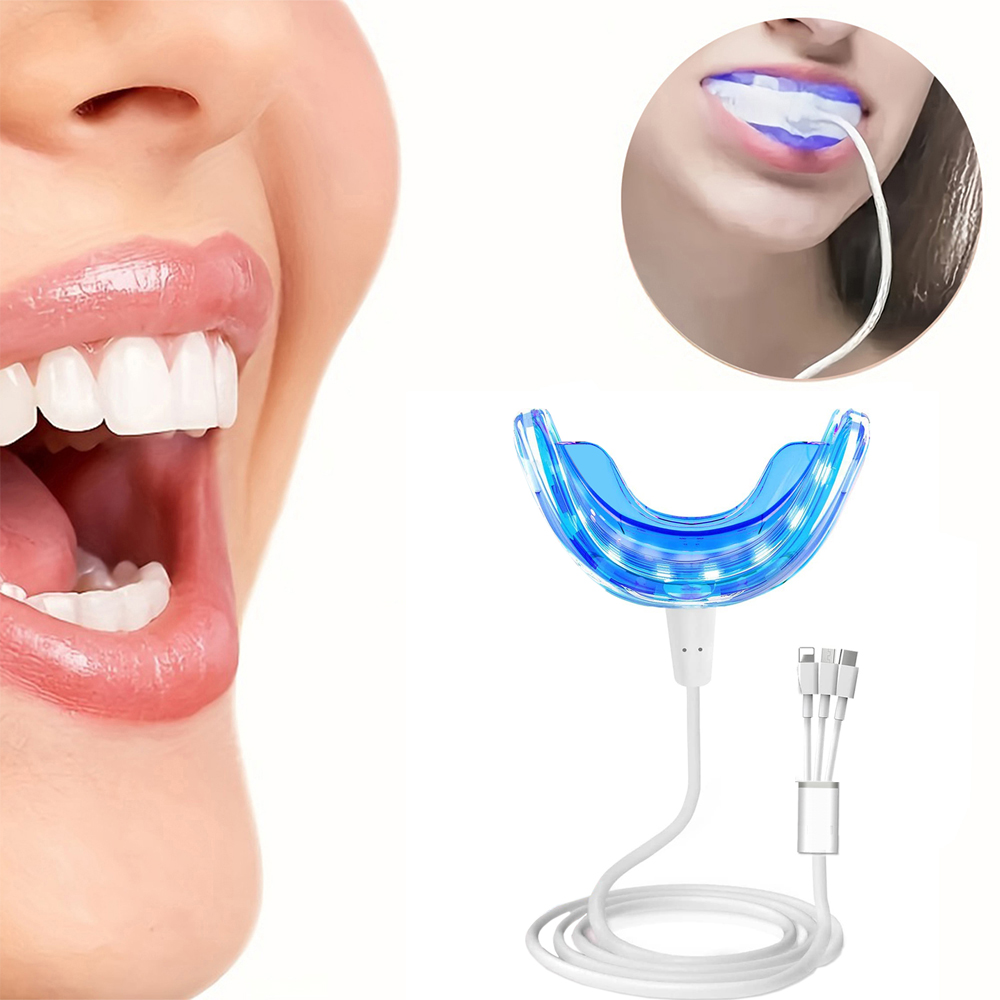 Teeth Whitening App - Portable Teeth Whitening Lamp with Enhanced