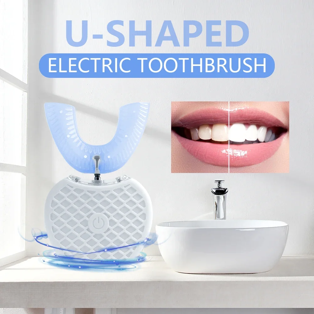 Ultrasonic Electric Toothbrush - Teeth Whitening With Blue Light review and price