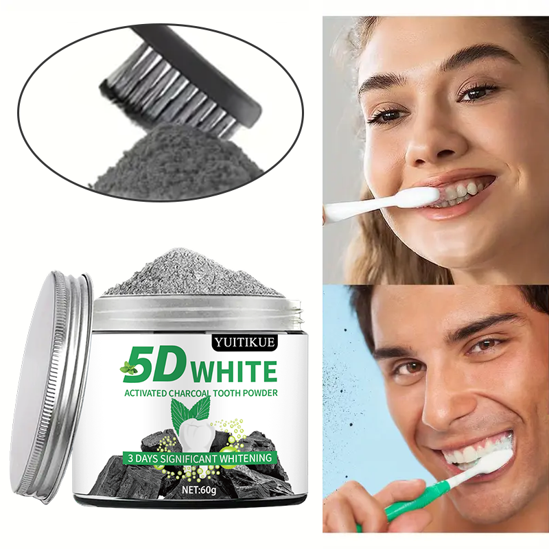 YUlTlKUE 5D White Activated ch - Teeth Whitening Charcoal review and price