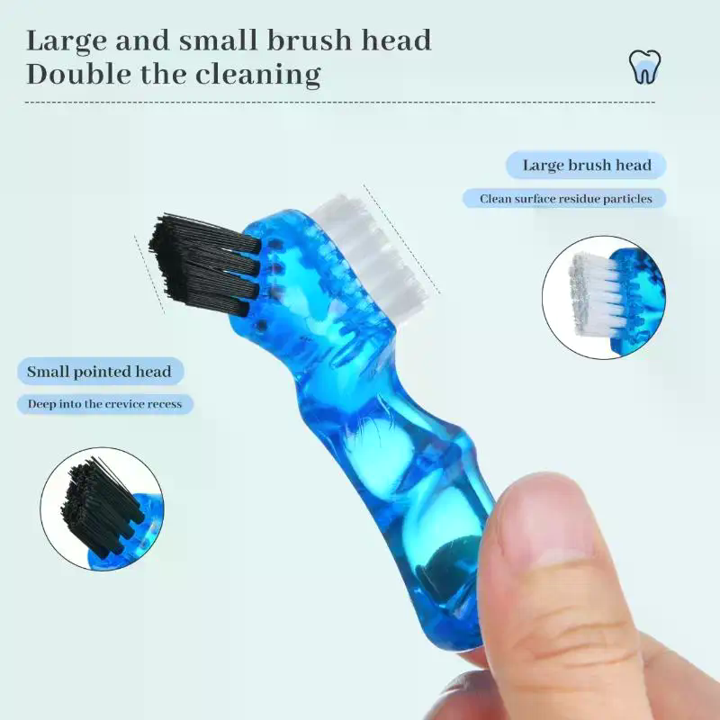 1Pcs Mini Denture Cleaning Bru - Teeth Whitening With Braces review and price