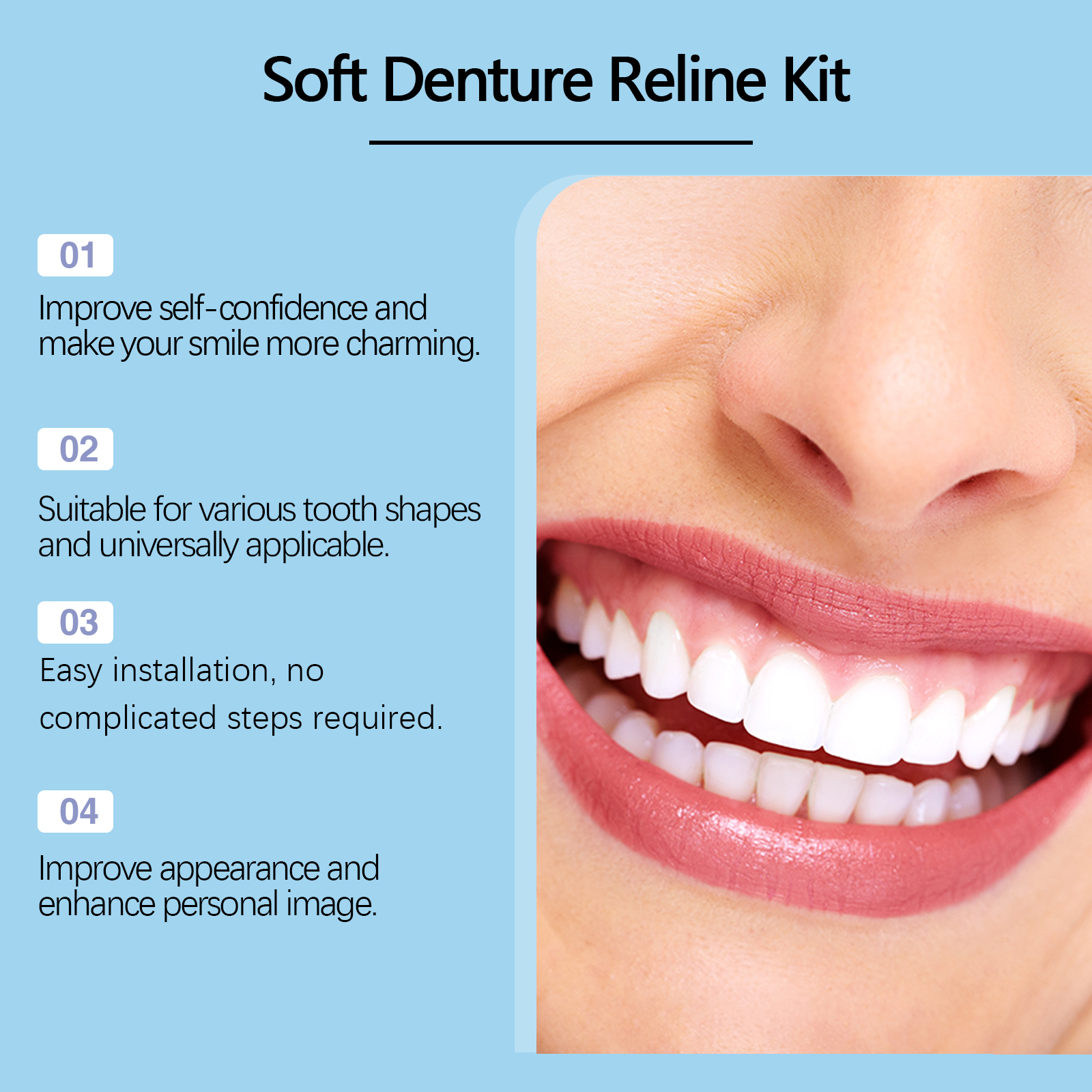 Denture Reline Kit Silicone Li - Teeth Whitening With Braces review and price