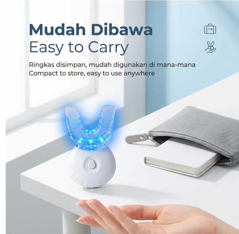 Blue Light Therapy Device, Gum - Teeth Whitening With Blue Light review and price