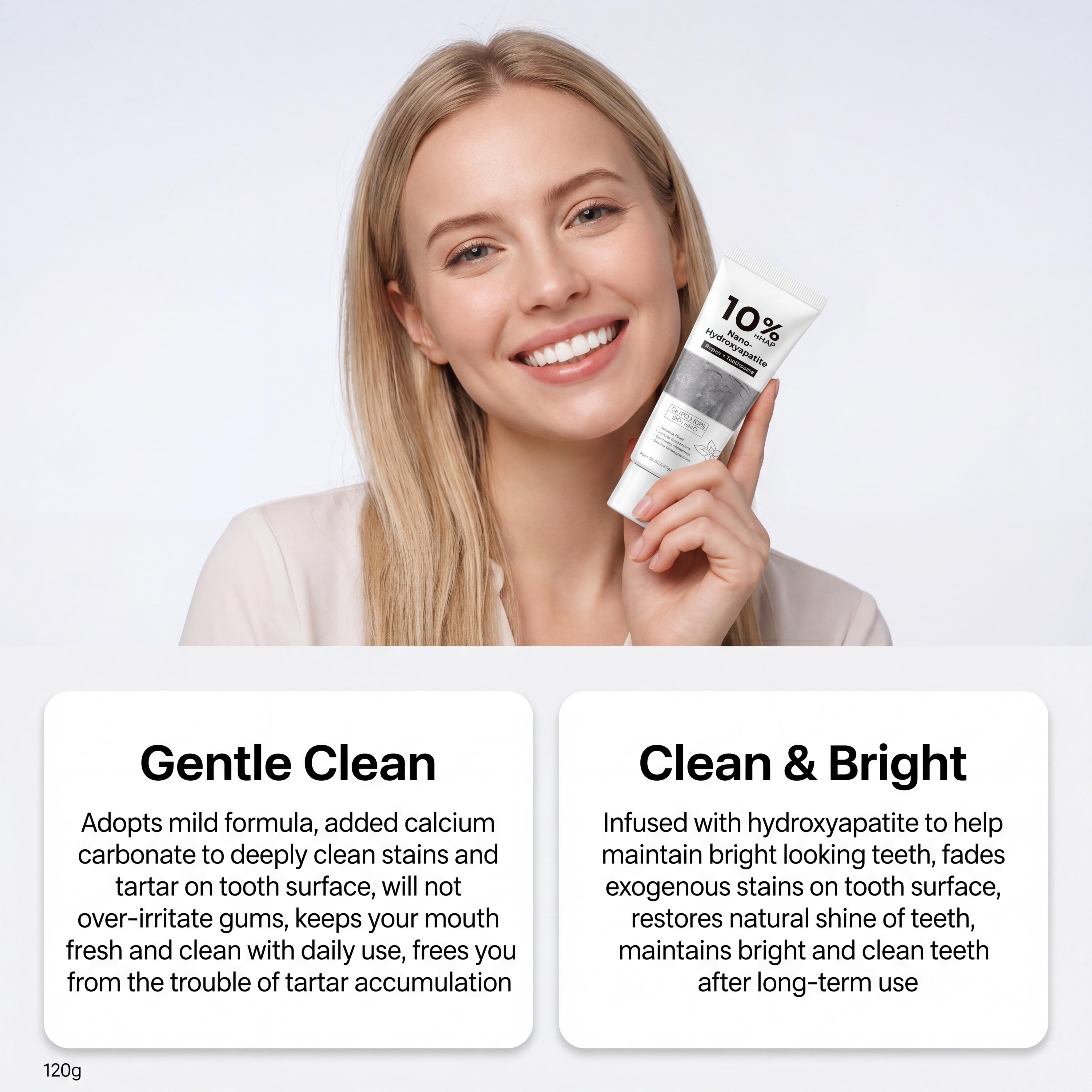 Nano-Hydroxyapatite Toothpaste - Teeth Whitening Cream review and price