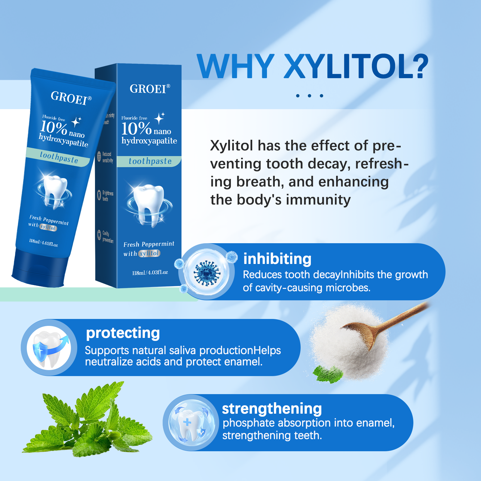 10% Nano Hydroxyapatite Toothp - Teeth Whitening Natural review and price