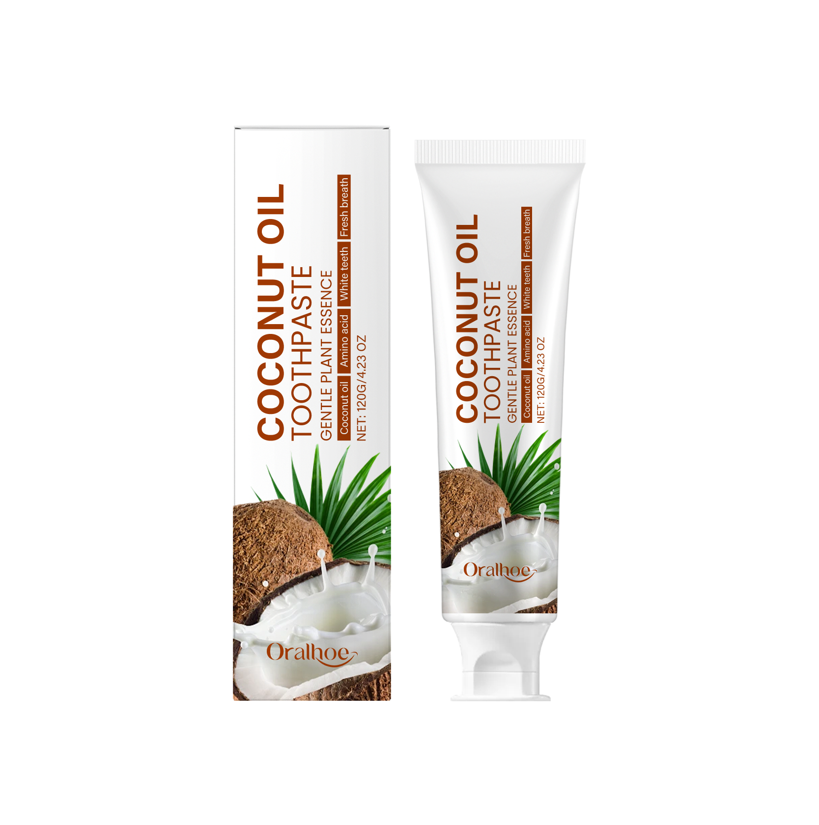 Coconut Oil Toothpaste Teeth W - Teeth Whitening Cream review and price