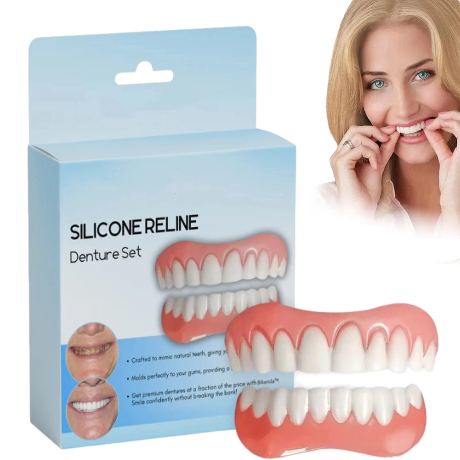 New Denture Silicone Kit Dentu - Teeth Whitening With Braces review and price
