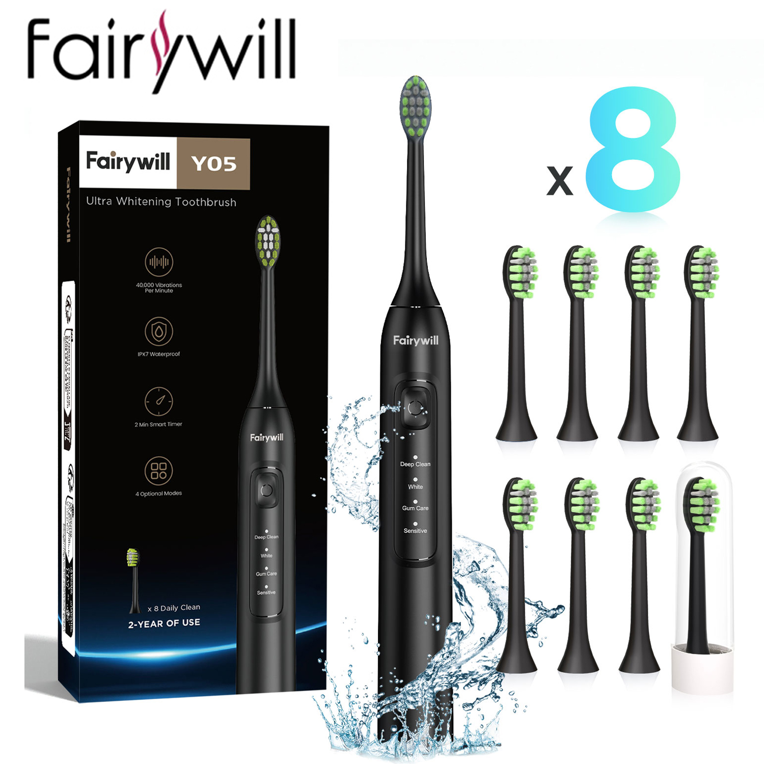 Fairywill Electric Sonic Tooth - Electric Toothbrush Sonic review and price