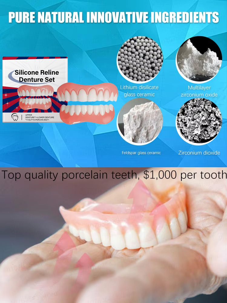 False Teeth Silicone Upper Low - Teeth Whitening With Braces review and price