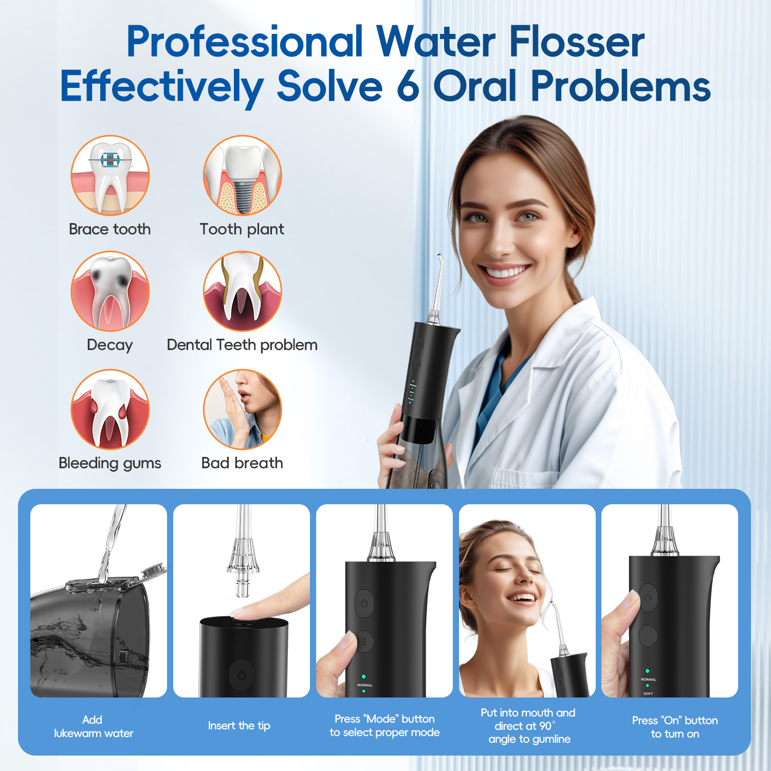Water Flosser with Electric To - Electric Toothbrush Sonic review and price
