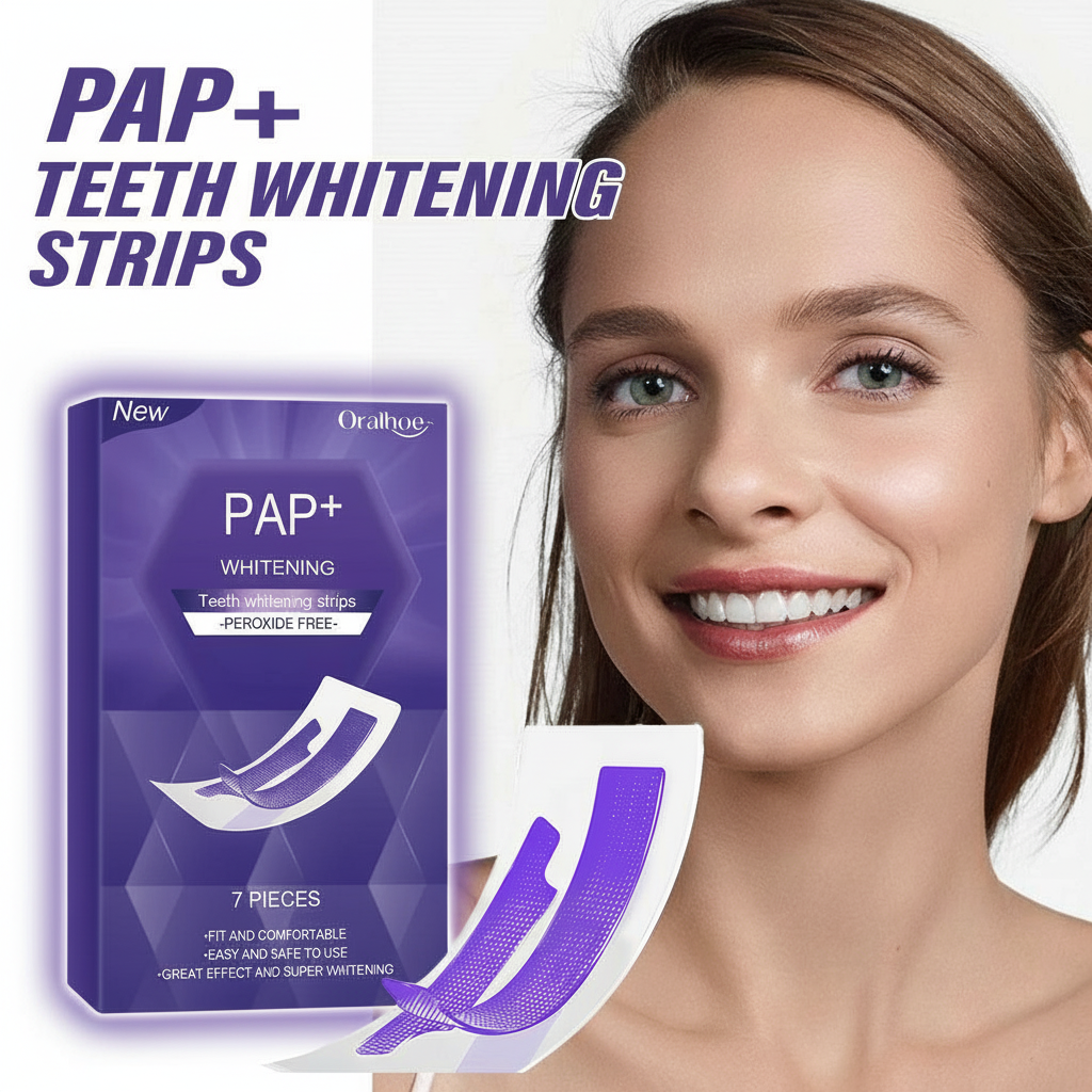 Purple Teeth Whitening Strips  - Teeth Whitening Cream review and price
