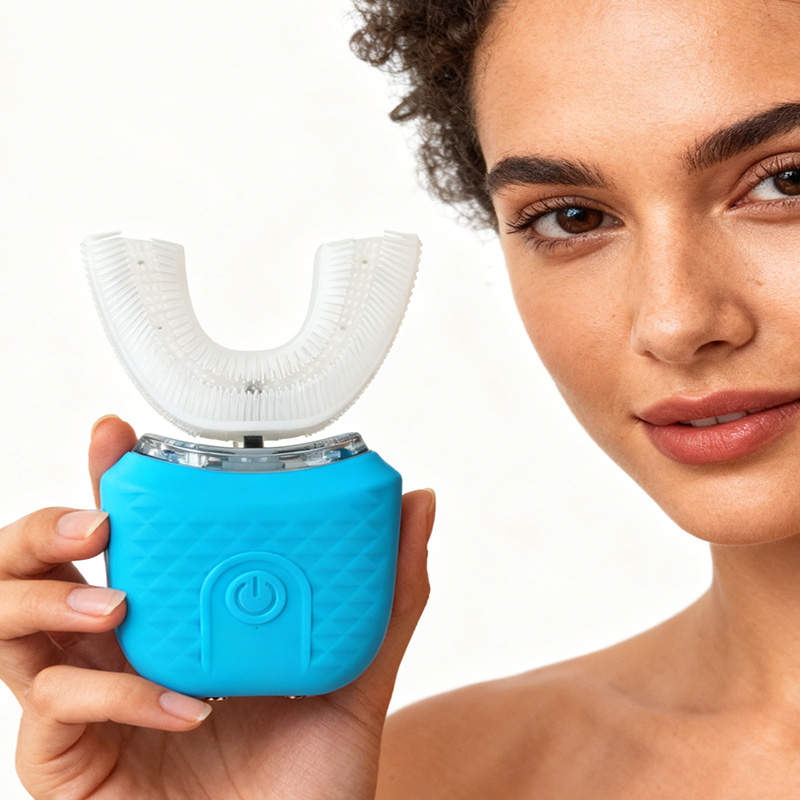 U-shaped automatic ultrasonic  - Teeth Whitening With Blue Light review and price