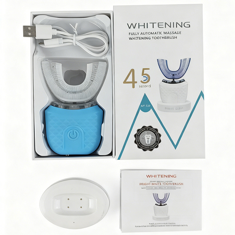 U-shaped automatic ultrasonic  - Teeth Whitening With Blue Light review and price