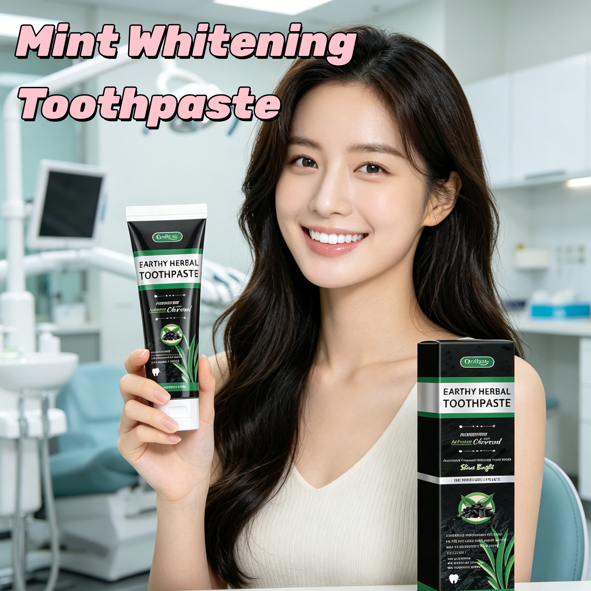 Bamboo Charcoal Mint Toothpast - Teeth Whitening Natural review and price