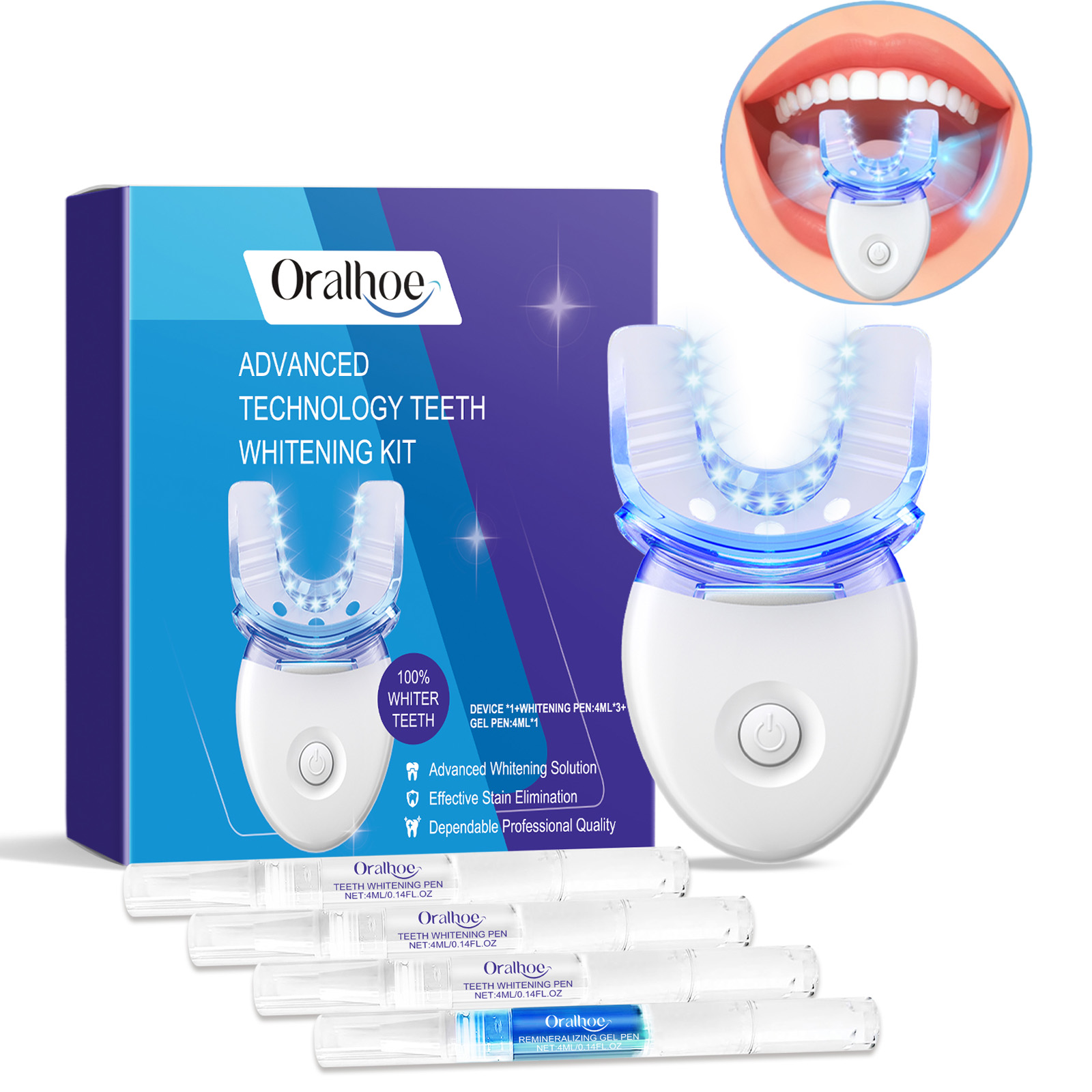 Professional Teeth Whitening L - Teeth Whitening With Blue Light review and price