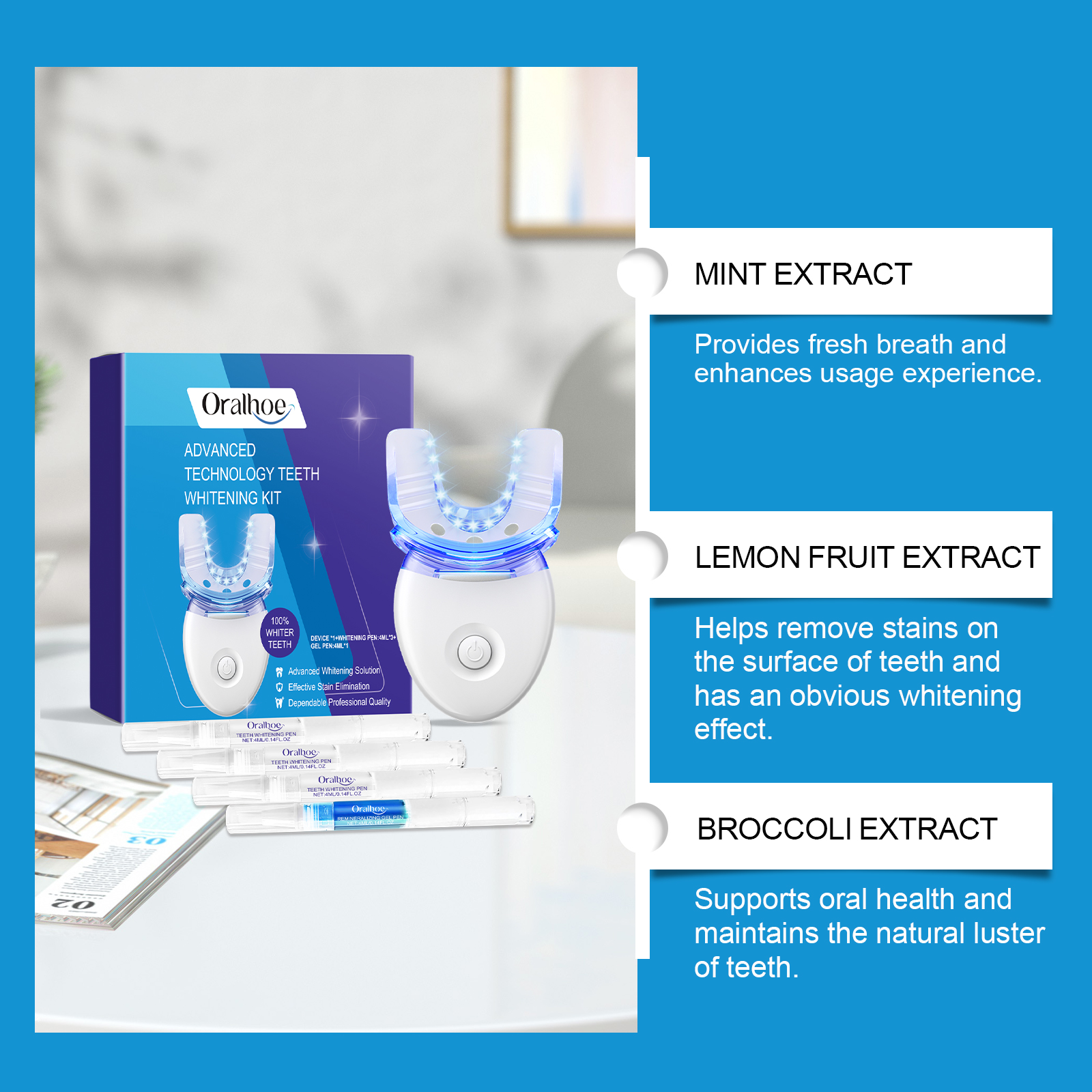 Professional Teeth Whitening L - Teeth Whitening With Blue Light review and price