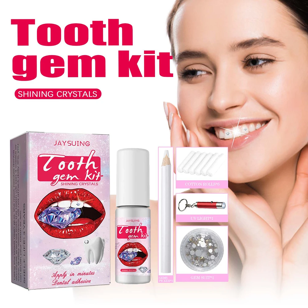 DIY Tooth Gems Kit with Crysta - Teeth Whitening Diy review and price