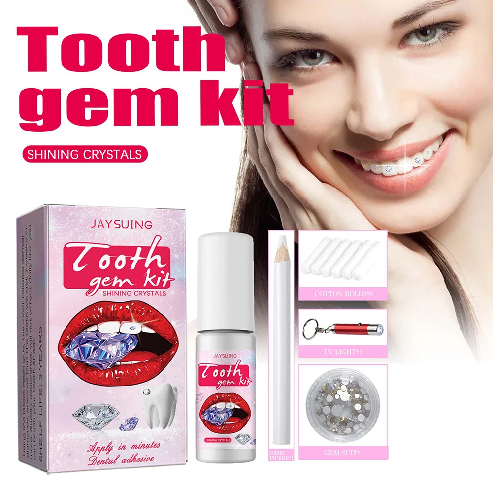 DIY Tooth Gems Kit with Crysta - Teeth Whitening Diy review and price