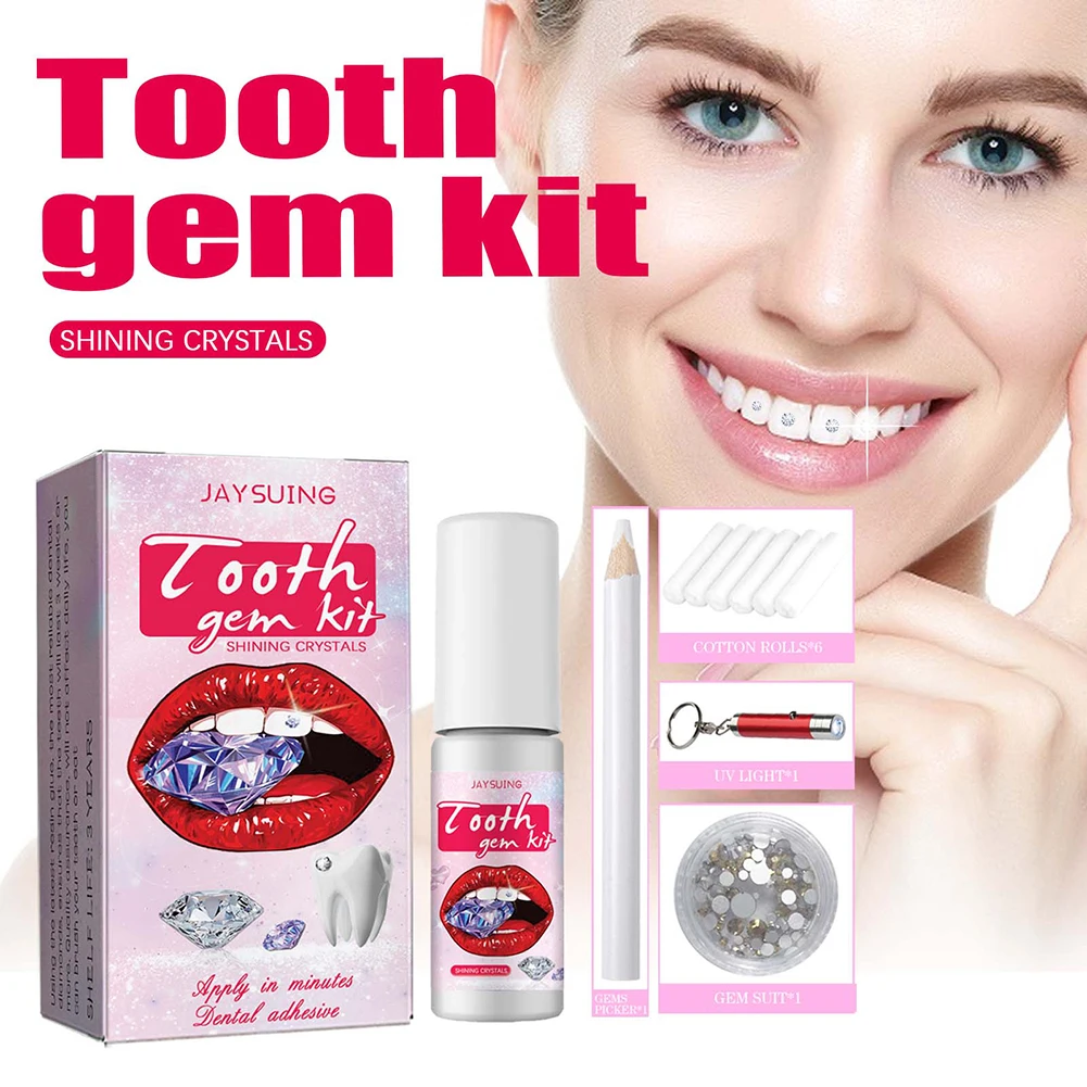 DIY Tooth Gems Kit with Crysta - Teeth Whitening Diy review and price