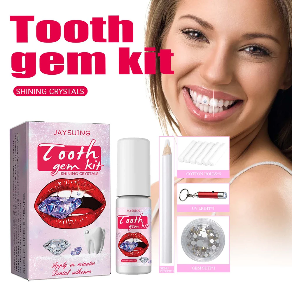 DIY Tooth Gems Kit with Crysta - Teeth Whitening Diy review and price